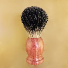 Blaireau "Planète Rasoir" bubinga poils noirs