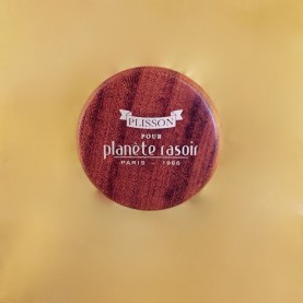 Blaireau "Planète Rasoir" bubinga poils gris européen