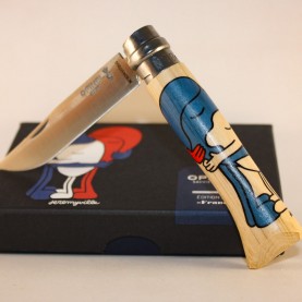 COUTEAU OPINEL PLIANT N°8 "FRANCE" BY Jeremyville