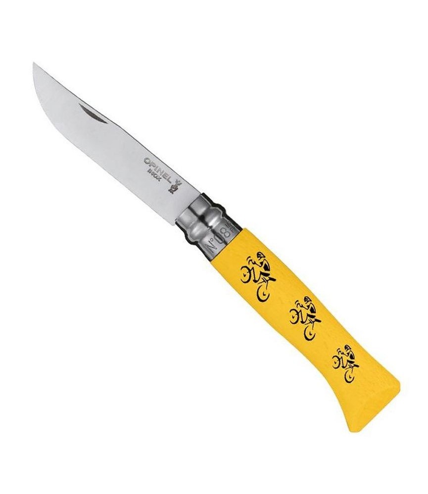 Couteau OPINEL PLIANT N°8 Maillot Jaune