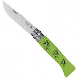 Couteau OPINEL PLIANT N°8 Maillot Vert