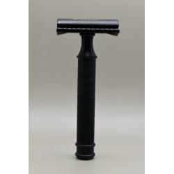 Rasoir de sûreté peigne acier noir mat