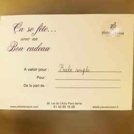 Bon cadeau - Barbe simple